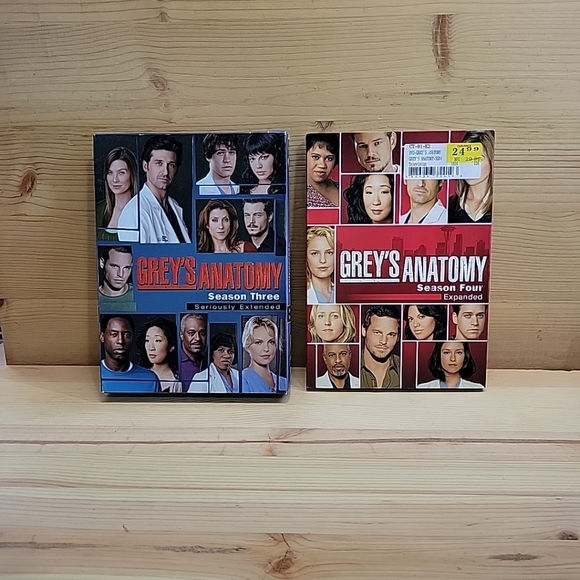 Grey's Anatomy: Season 3,  4 Extended DVD Bundle - Picture 1 of 2